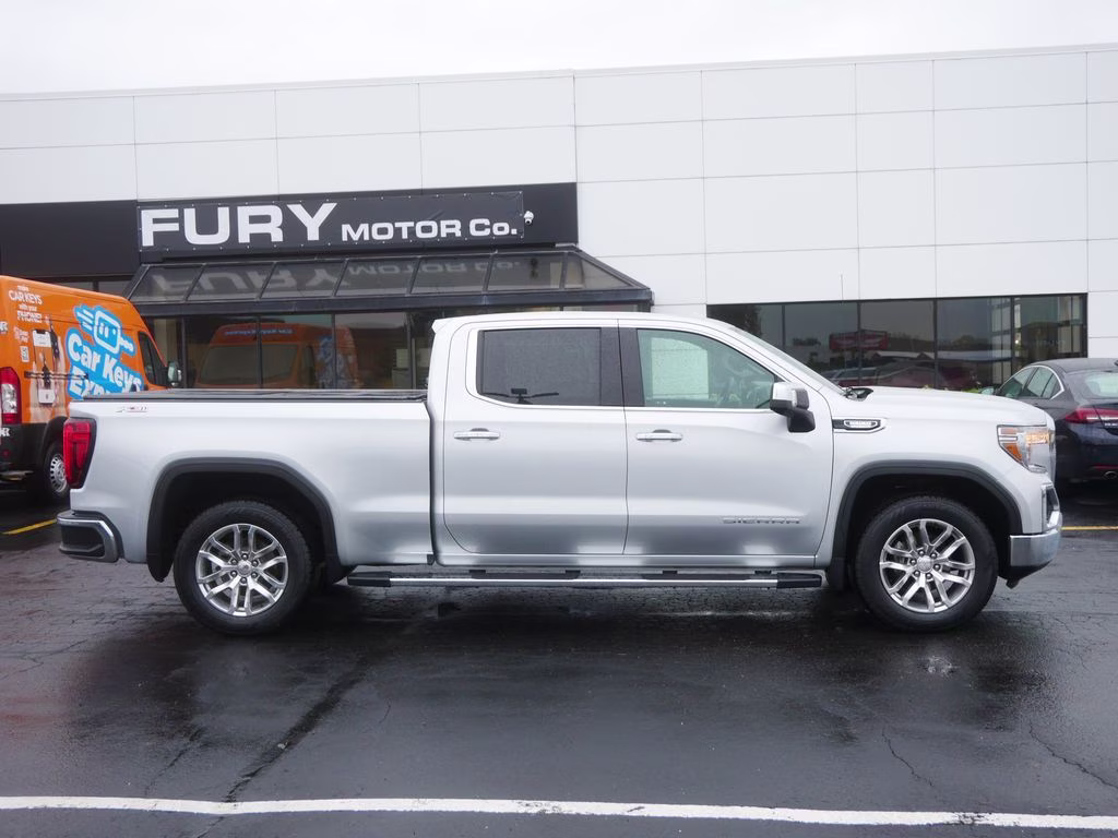 2021 Quicksilver Metallic GMC Sierra 1500 SLT 4X4 Truck