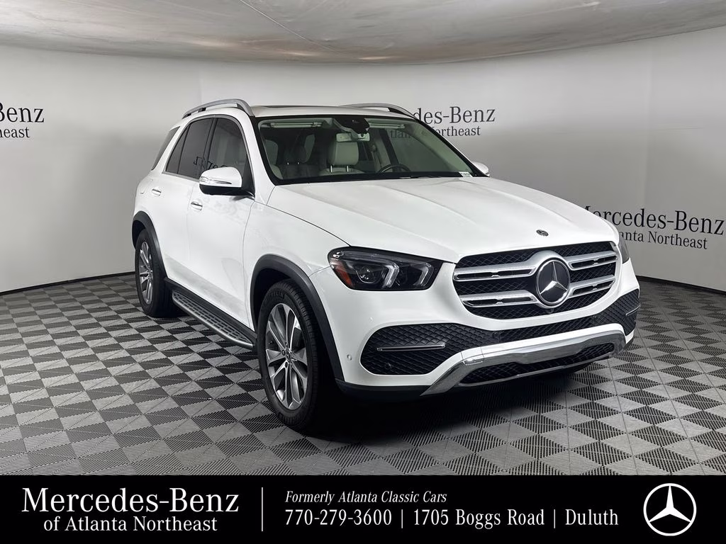 2020 White Mercedes-Benz GLE GLE 450 AWD SUV