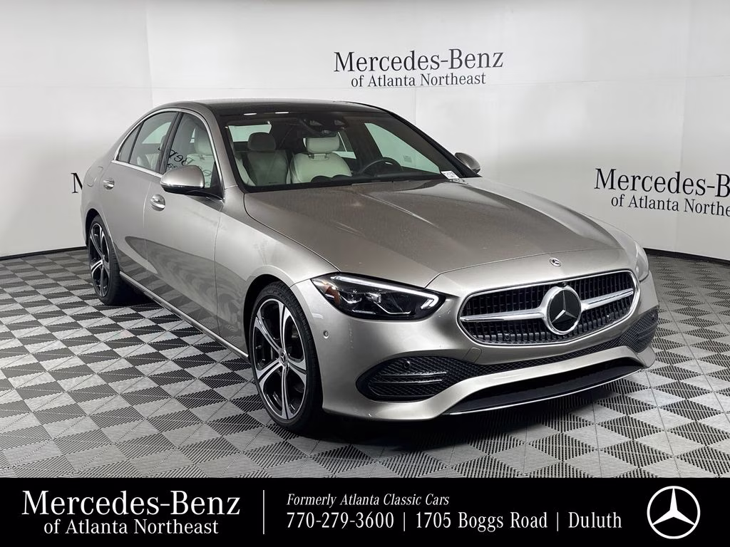2023 Mojave Silver Metallic Mercedes-Benz C-Class C 300 RWD Sedan