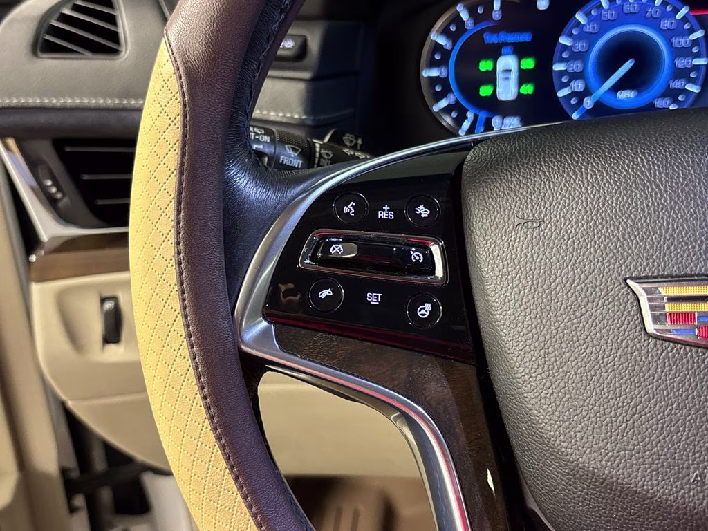 2018 Crystal White Tricoat Cadillac Escalade ESV Premium 4X4 SUV