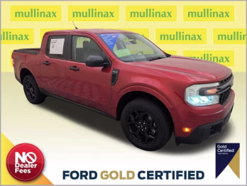 2022 Hot Pepper Red Tinted Clearcoat Metallic Ford Maverick XLT AWD Truck