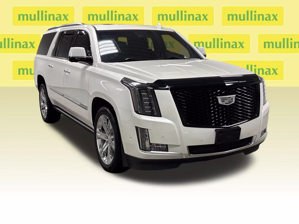 2018 Crystal White Tricoat Cadillac Escalade ESV Premium 4X4 SUV