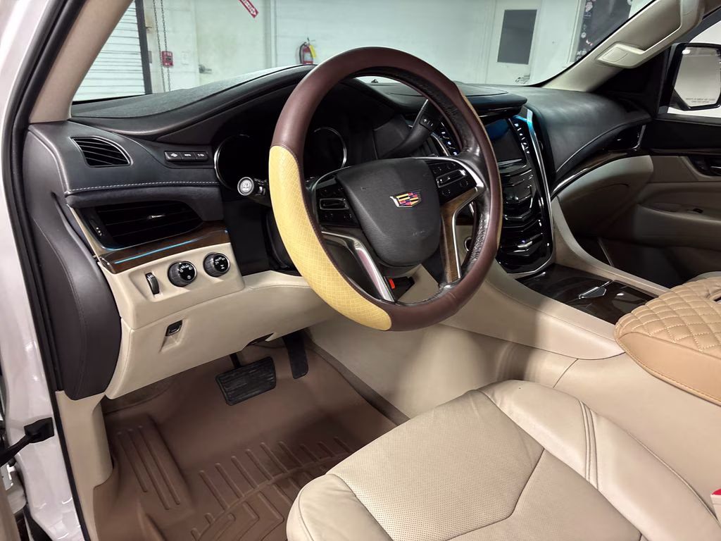 2018 Crystal White Tricoat Cadillac Escalade ESV Premium 4X4 SUV