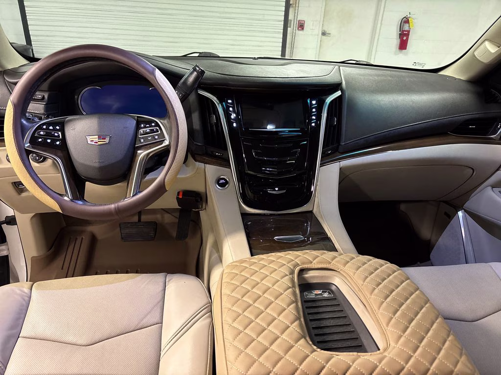 2018 Crystal White Tricoat Cadillac Escalade ESV Premium 4X4 SUV