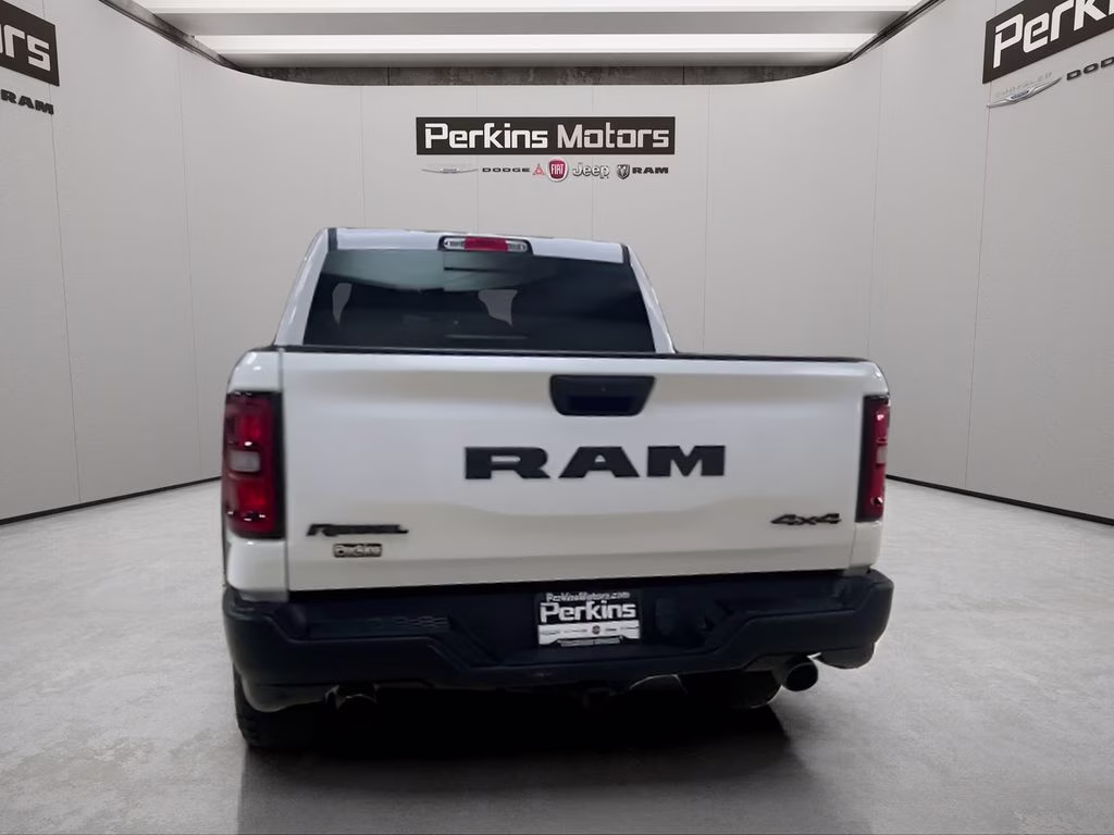 2025 Bright White Clearcoat Ram 1500 Rebel 4X4 Truck