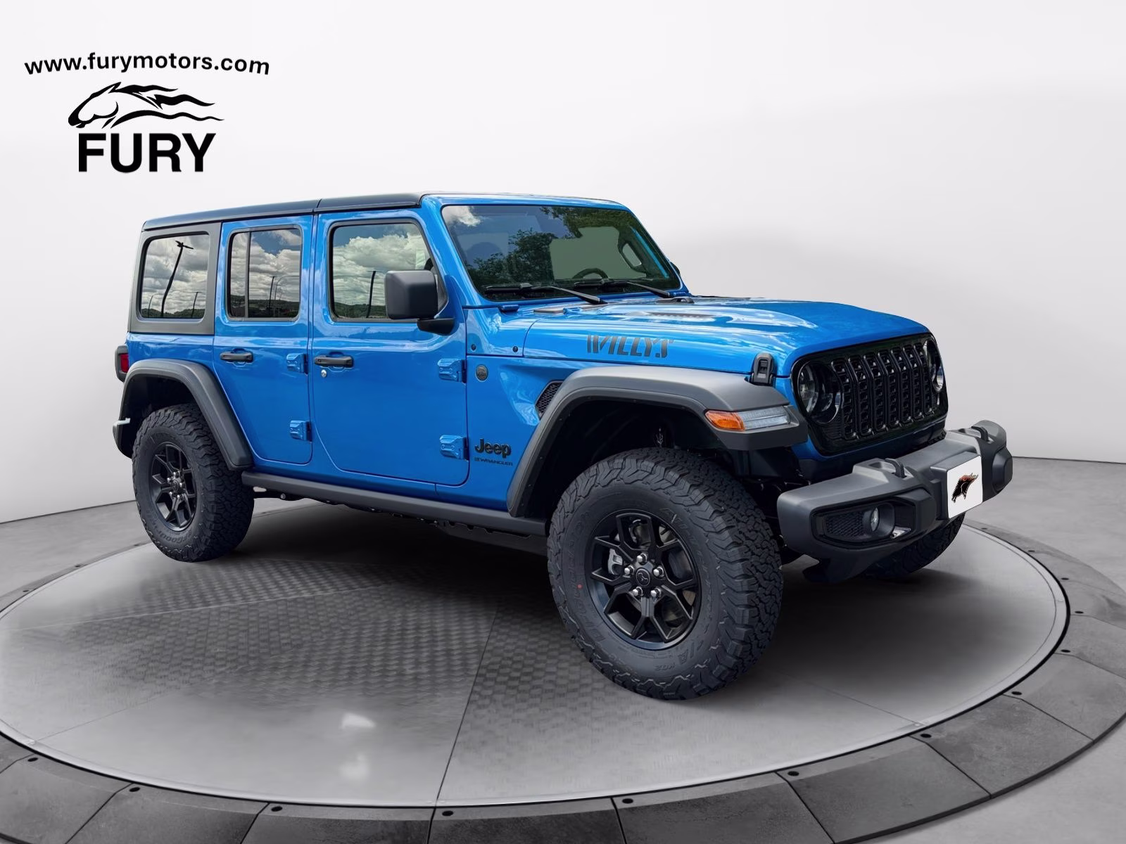 2026 Hydro Blue Pearl Coat Jeep Wrangler Willys 4X4 SUV