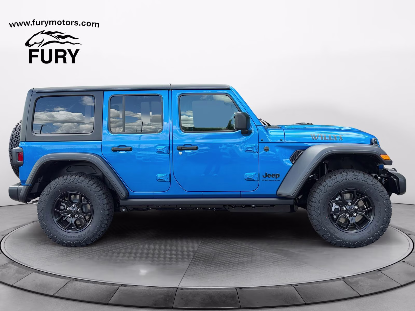 2026 Hydro Blue Pearl Coat Jeep Wrangler Willys 4X4 SUV