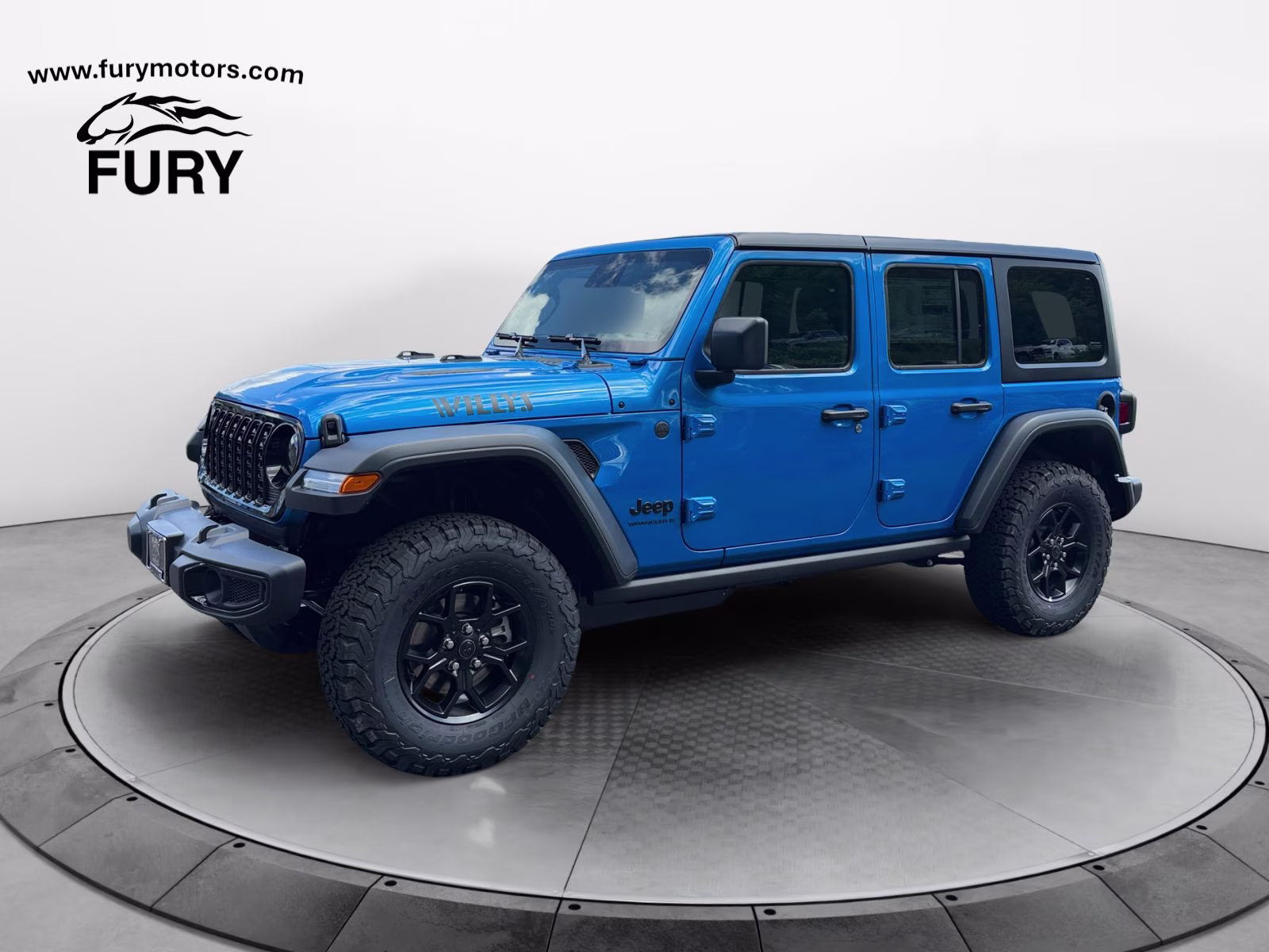 2026 Hydro Blue Pearl Coat Jeep Wrangler Willys 4X4 SUV