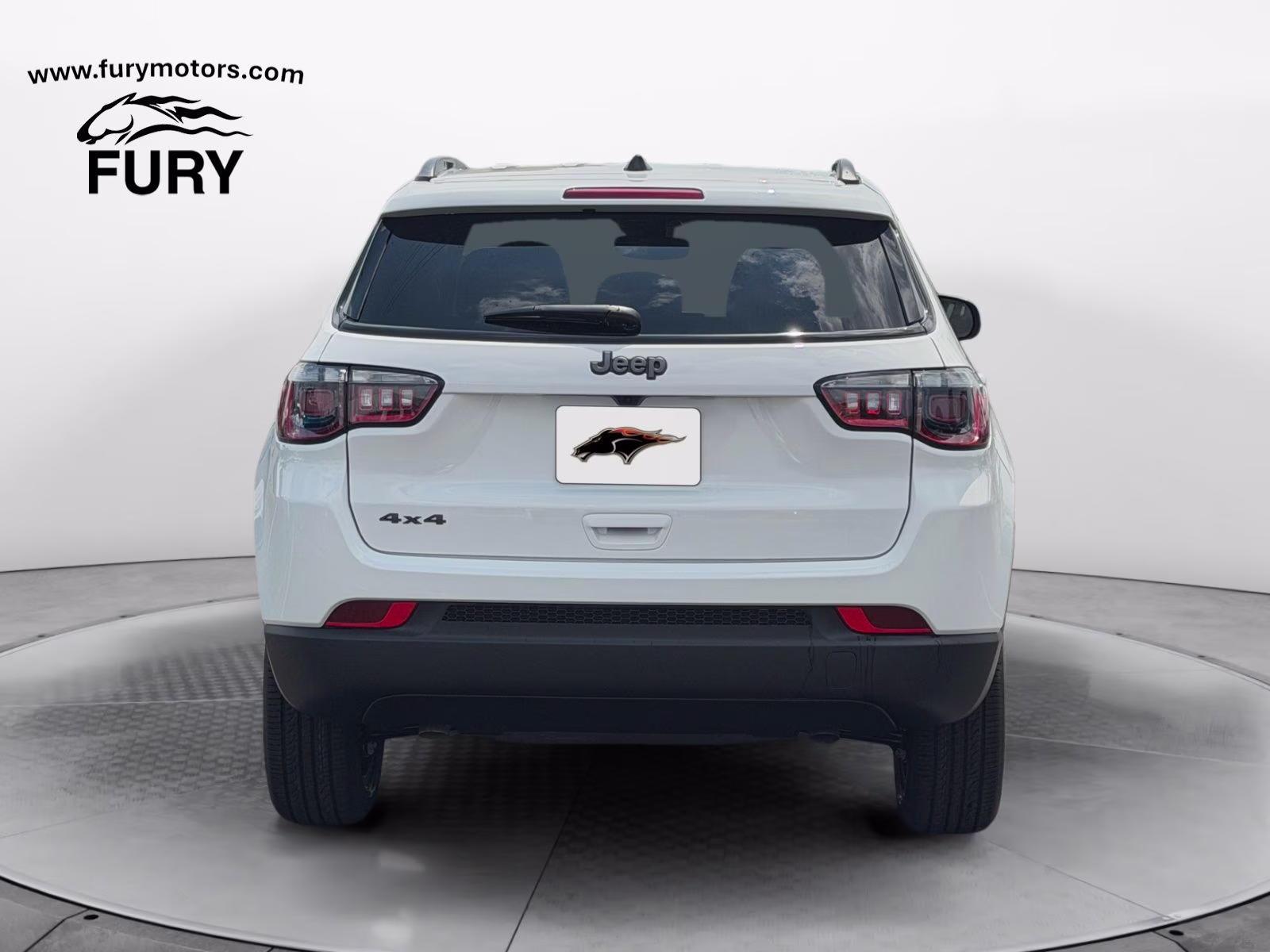 2026 Bright White Clearcoat Jeep Compass Latitude 4X4 SUV