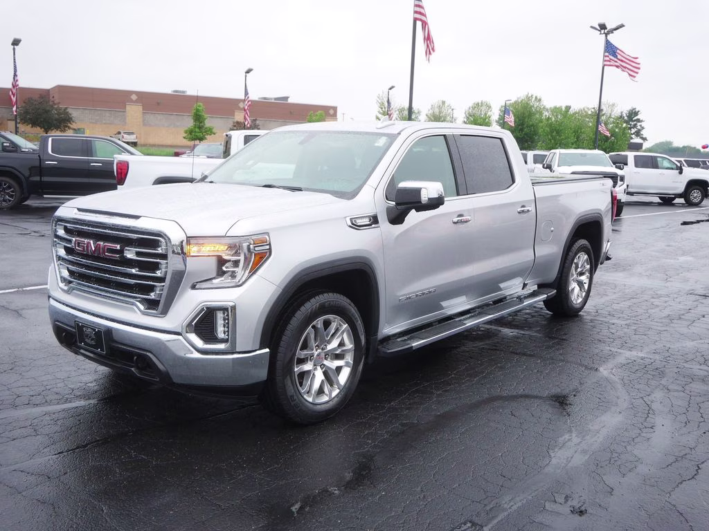 2021 Quicksilver Metallic GMC Sierra 1500 SLT 4X4 Truck