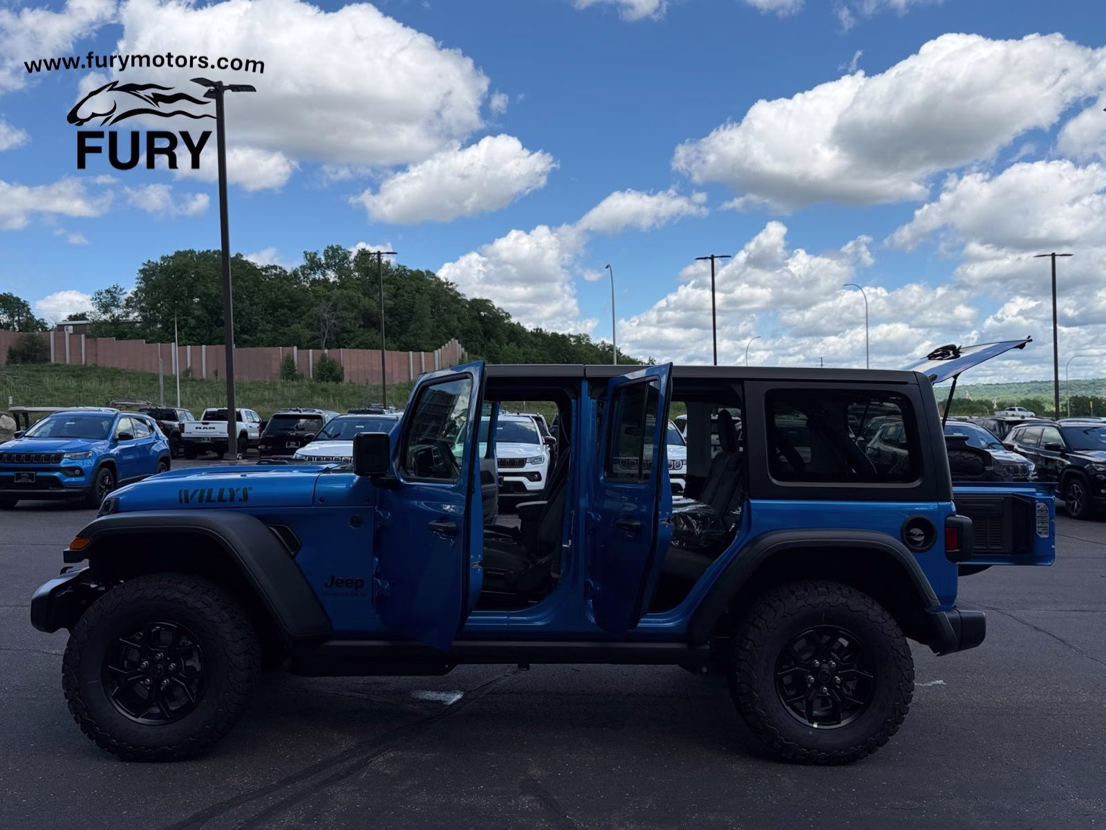 2026 Hydro Blue Pearl Coat Jeep Wrangler Willys 4X4 SUV