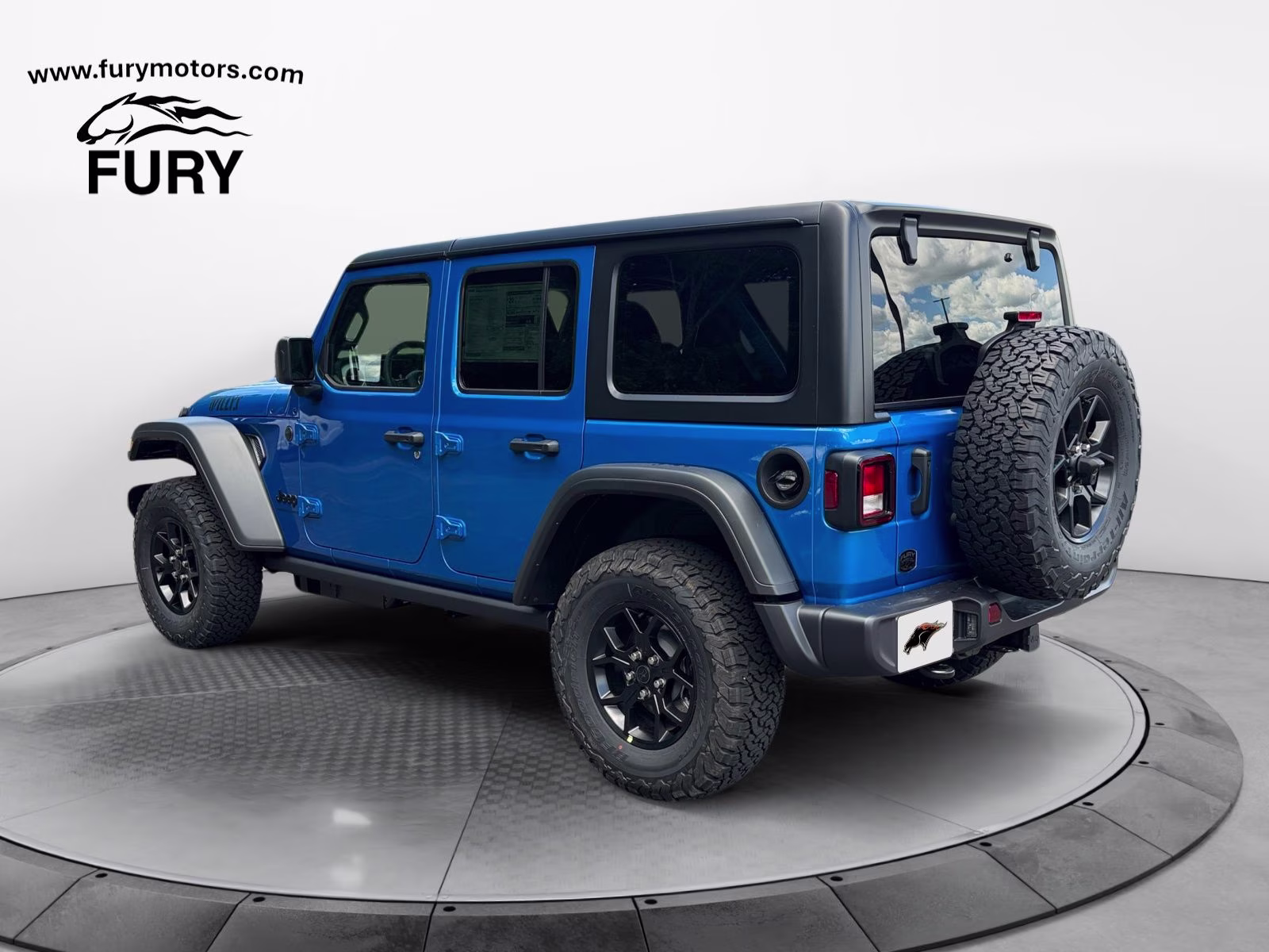 2026 Hydro Blue Pearl Coat Jeep Wrangler Willys 4X4 SUV