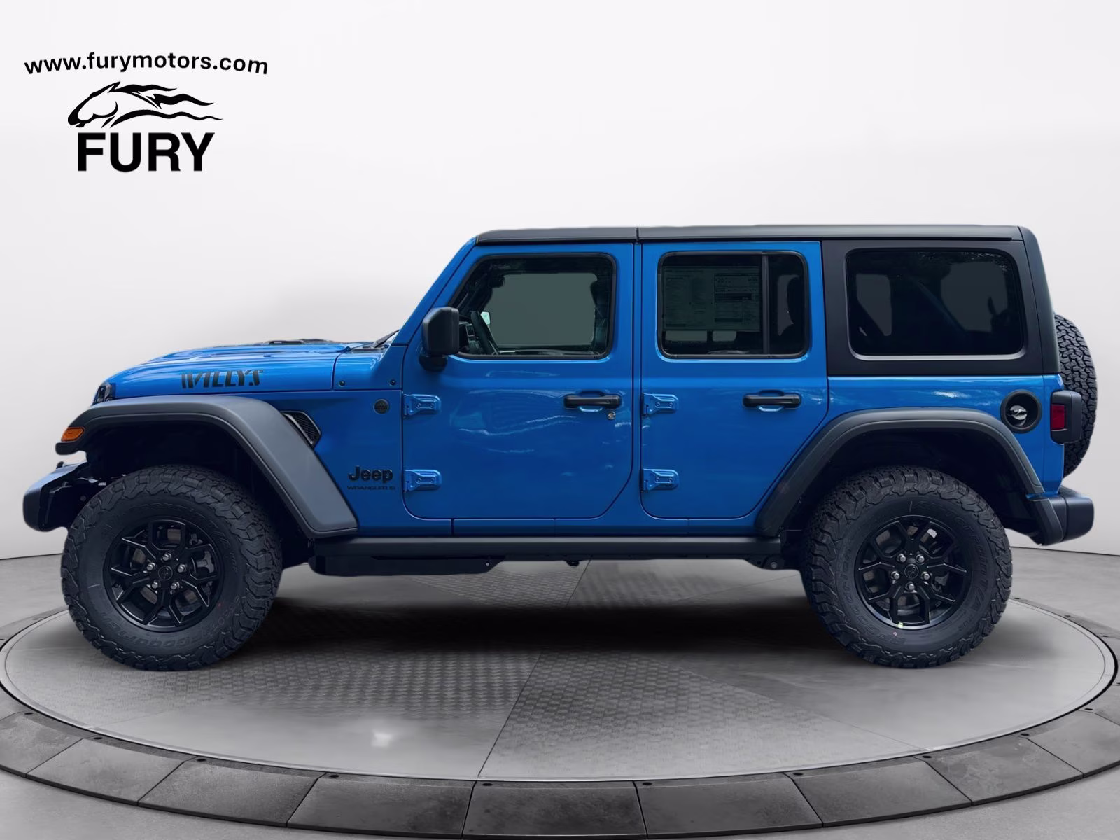 2026 Hydro Blue Pearl Coat Jeep Wrangler Willys 4X4 SUV