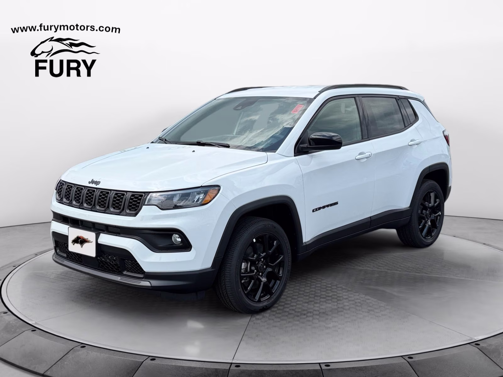 2026 Bright White Clearcoat Jeep Compass Latitude 4X4 SUV