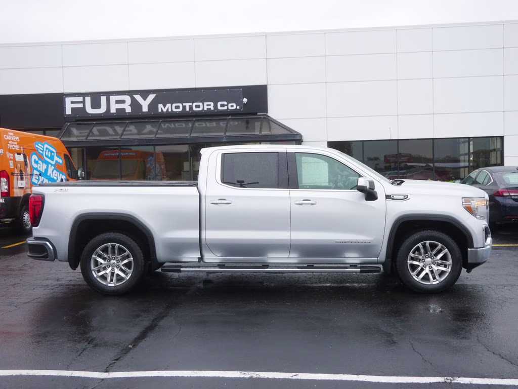 2021 Quicksilver Metallic GMC Sierra 1500 SLT w/ Premium Pckg 4X4 Truck