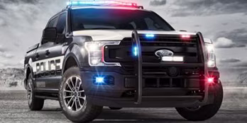 2019 Blue Ford F-150 Police Responder XL 4X4 Truck