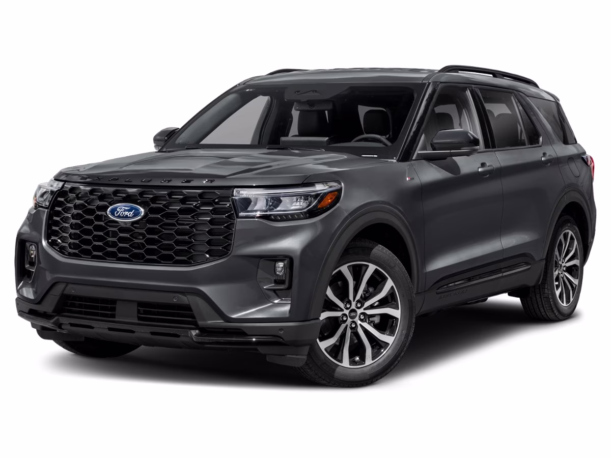 2026 Space White Metallic Ford Explorer ST-Line 4X4 SUV