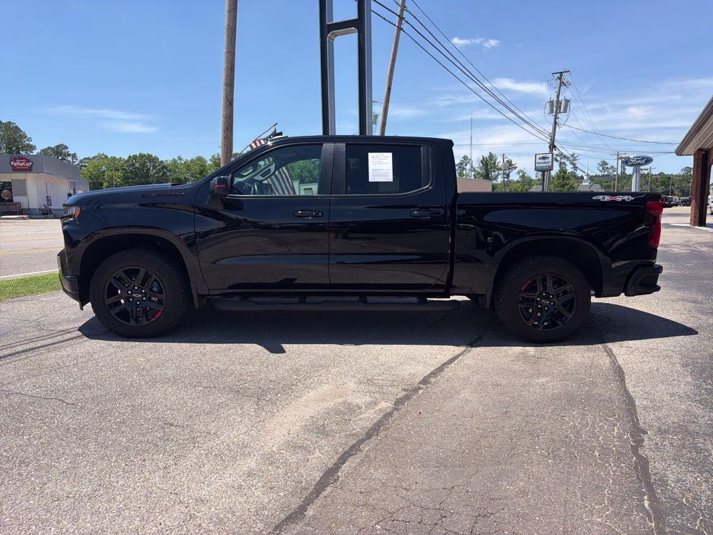 2022 Black Chevrolet Silverado 1500 LTD RST 4X4 Truck