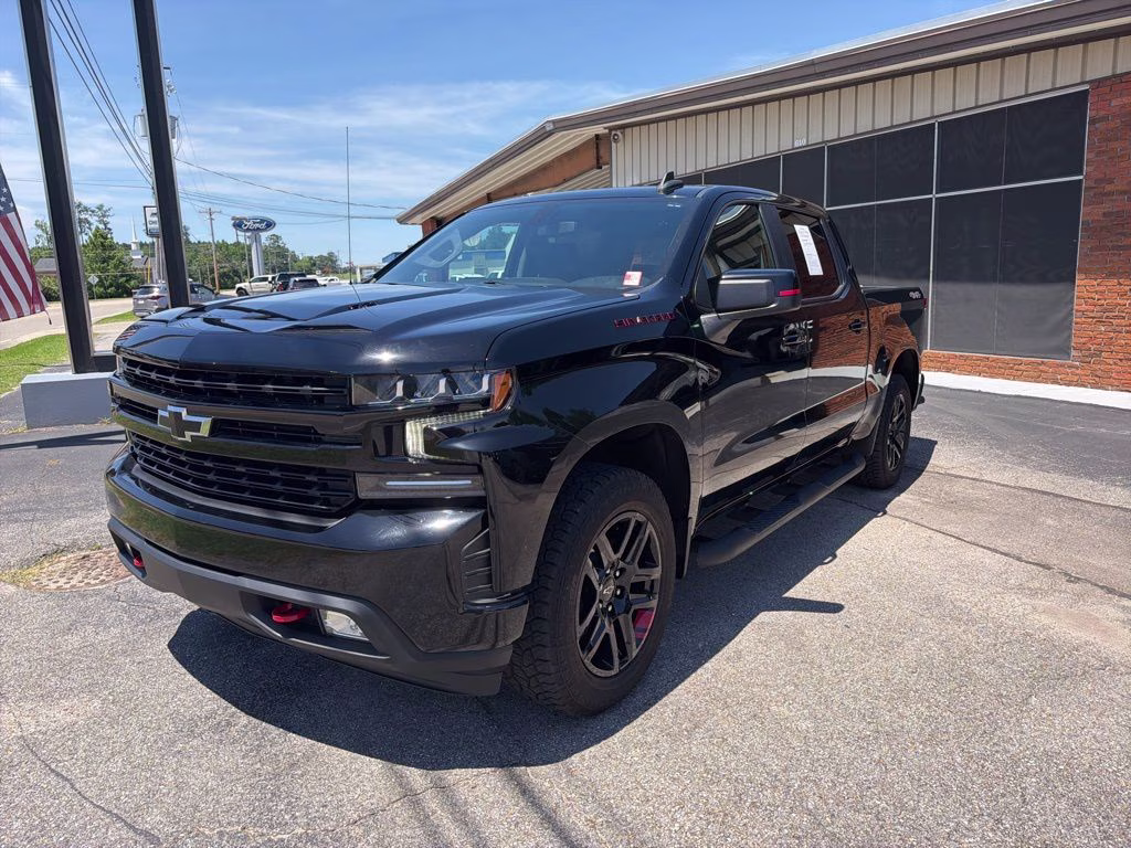 2022 Black Chevrolet Silverado 1500 LTD RST 4X4 Truck