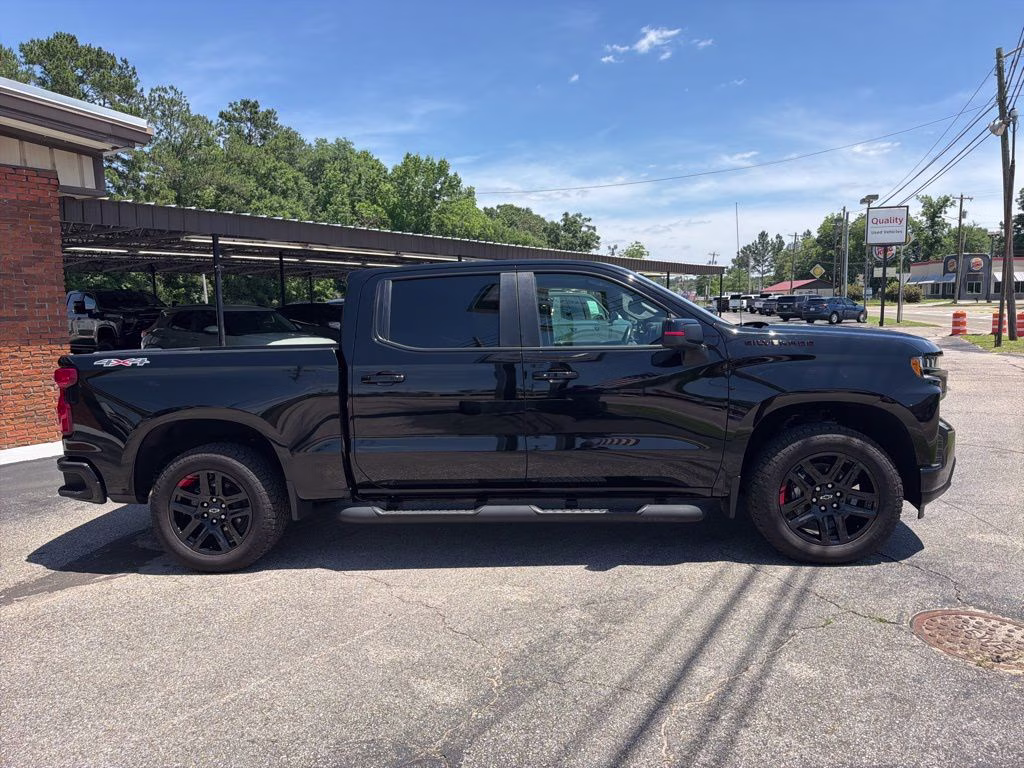 2022 Black Chevrolet Silverado 1500 LTD RST 4X4 Truck