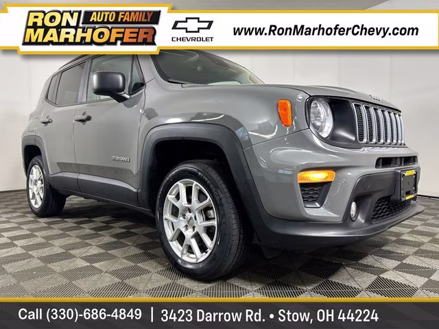 2022 Sting-Gray Clearcoat Jeep Renegade Latitude 4X4 SUV