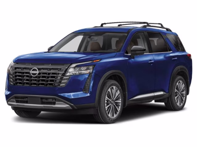2026 Deep Ocean Blue Pearl Nissan Pathfinder Platinum 4X4 SUV