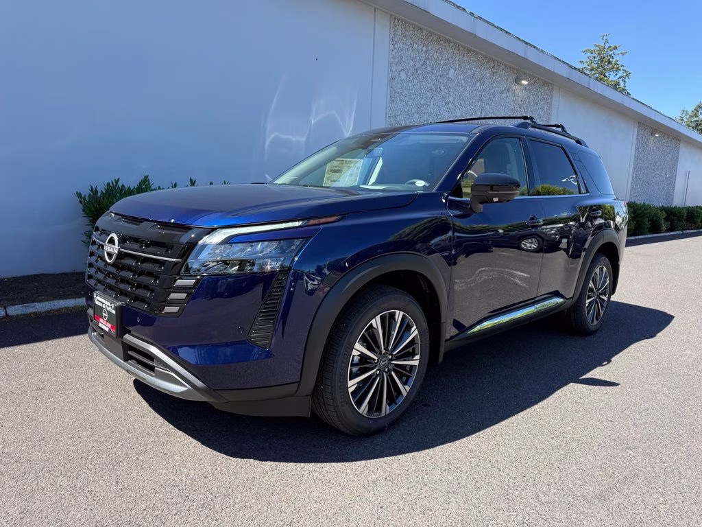 2026 Deep Ocean Blue Pearl Nissan Pathfinder Platinum 4X4 SUV