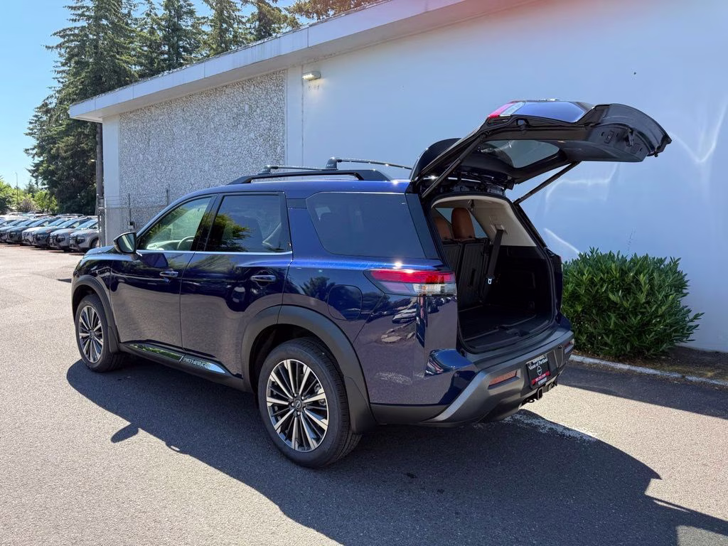 2026 Deep Ocean Blue Pearl Nissan Pathfinder Platinum 4X4 SUV