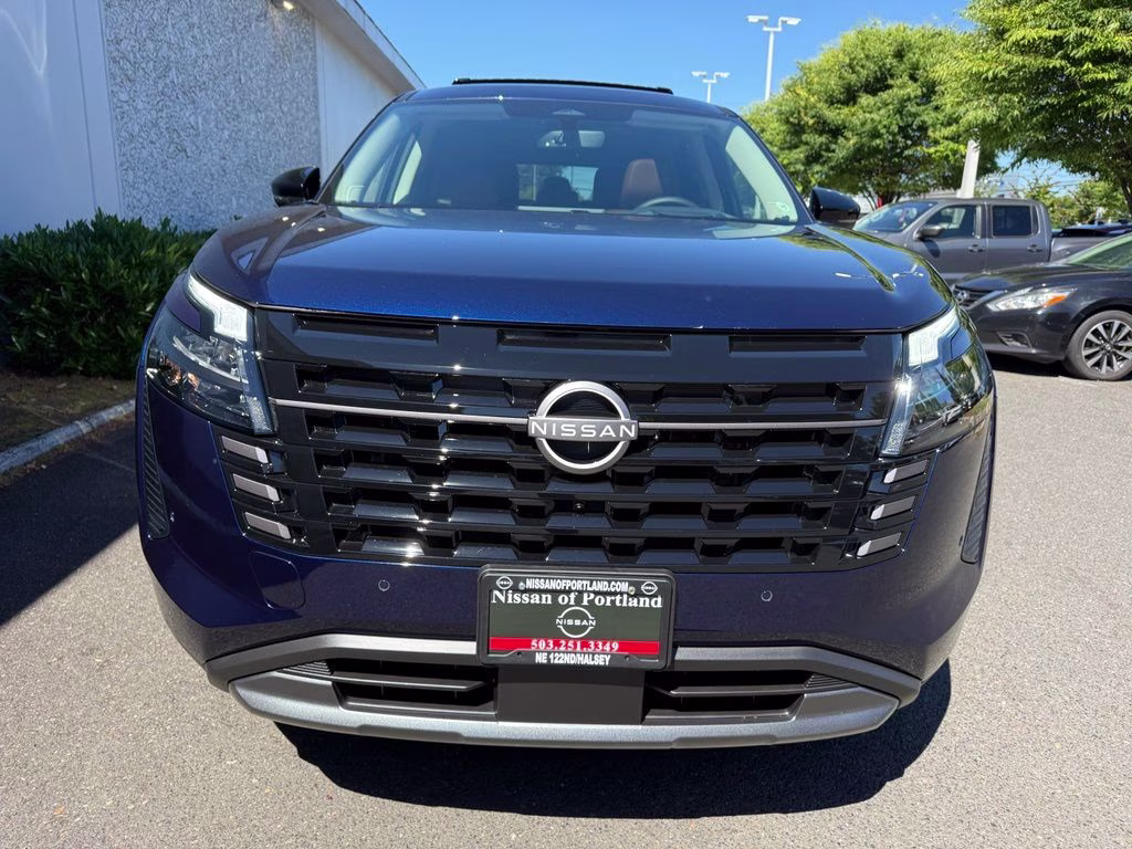 2026 Deep Ocean Blue Pearl Nissan Pathfinder Platinum 4X4 SUV