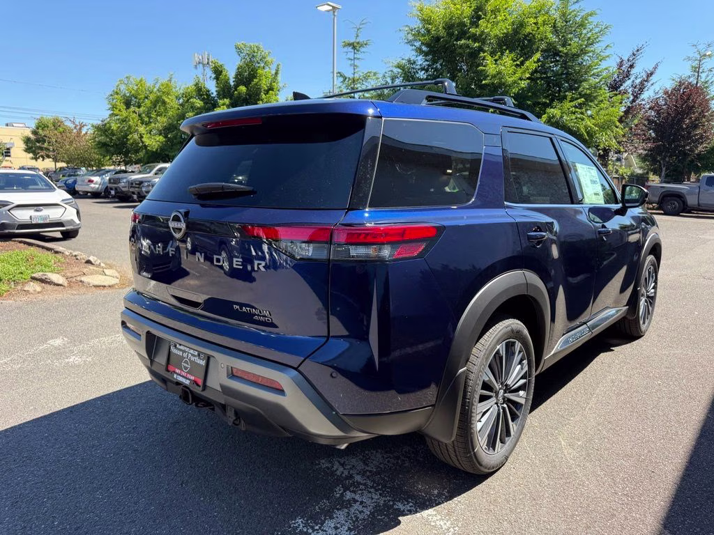 2026 Deep Ocean Blue Pearl Nissan Pathfinder Platinum 4X4 SUV