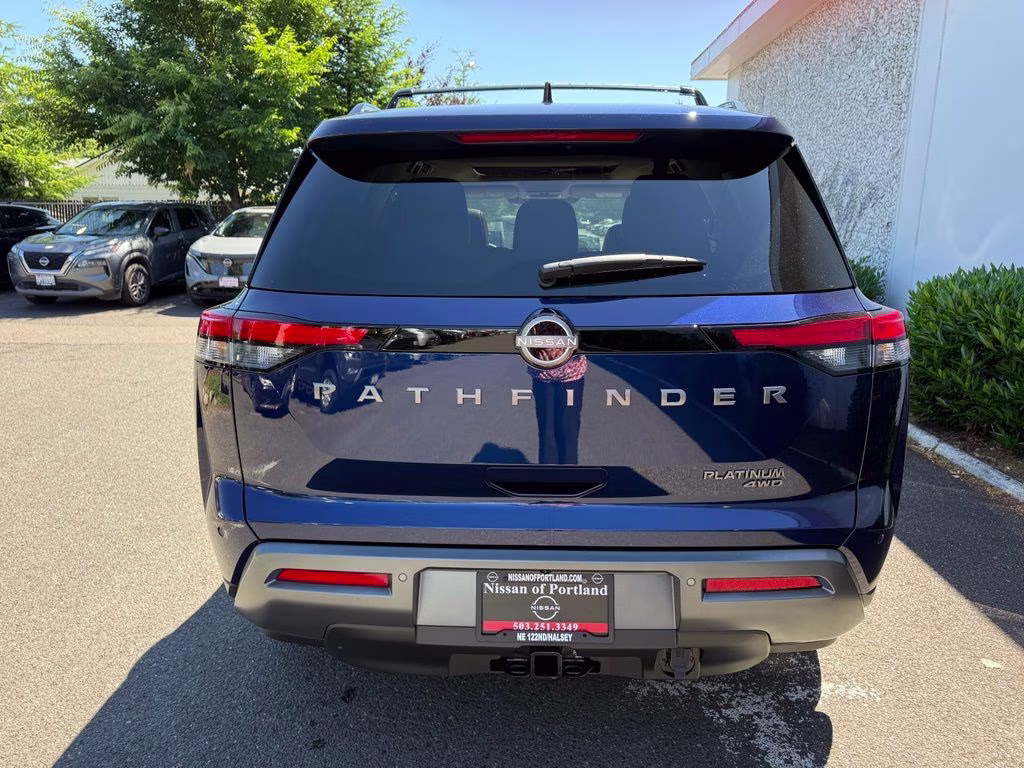 2026 Deep Ocean Blue Pearl Nissan Pathfinder Platinum 4X4 SUV