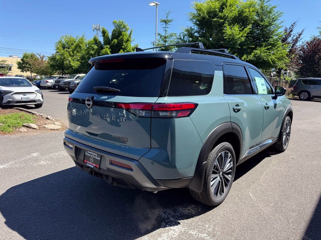 2026 Baltic Teal/Super Black Nissan Pathfinder Platinum 4X4 SUV