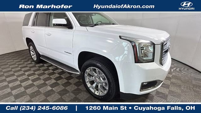 2016 Summit White GMC Yukon SLT 4X4 SUV
