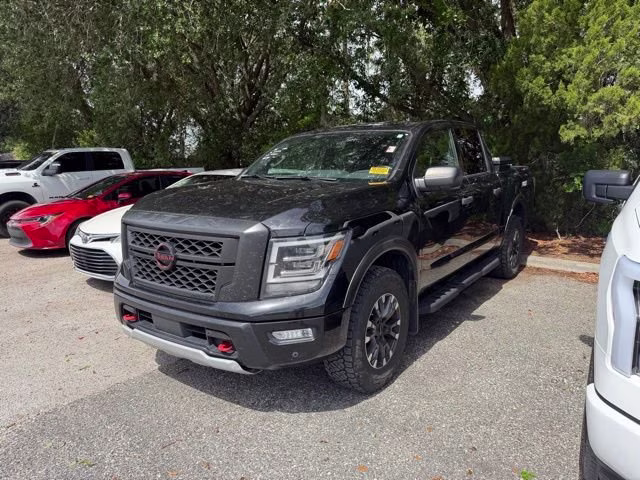 2023 Super Black Nissan Titan PRO-4X 4X4 Truck