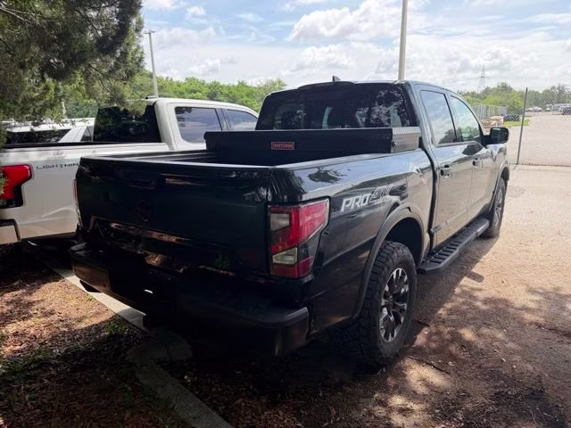 2023 Super Black Nissan Titan PRO-4X 4X4 Truck