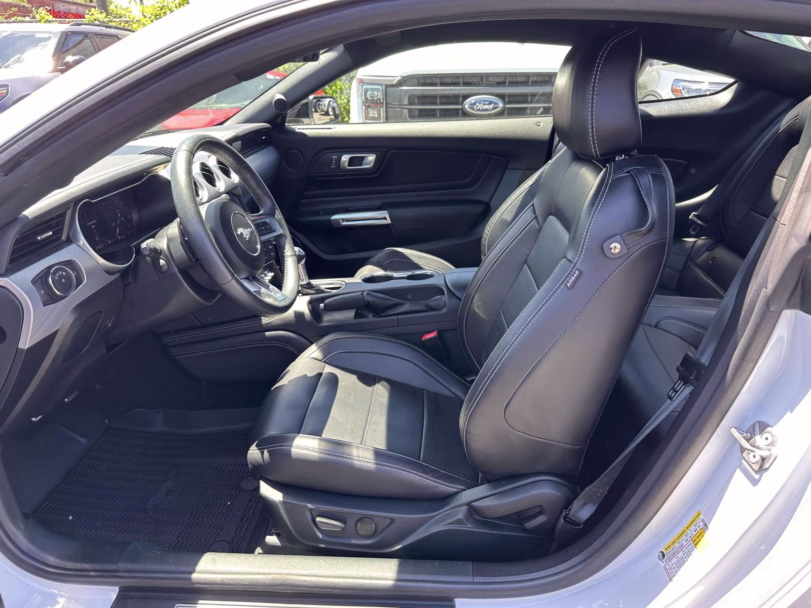 2023 Oxford White Ford Mustang EcoBoost Premium Fastback RWD Sedan