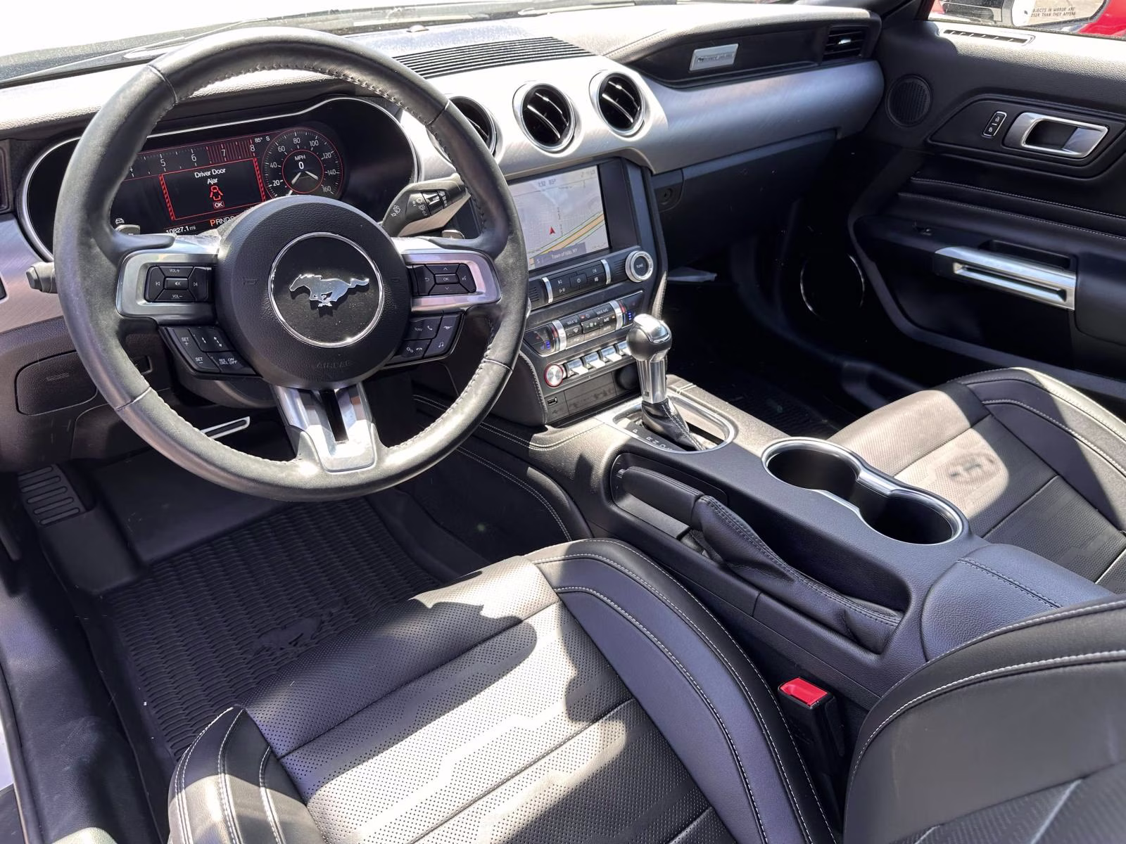 2023 Oxford White Ford Mustang EcoBoost Premium Fastback RWD Sedan