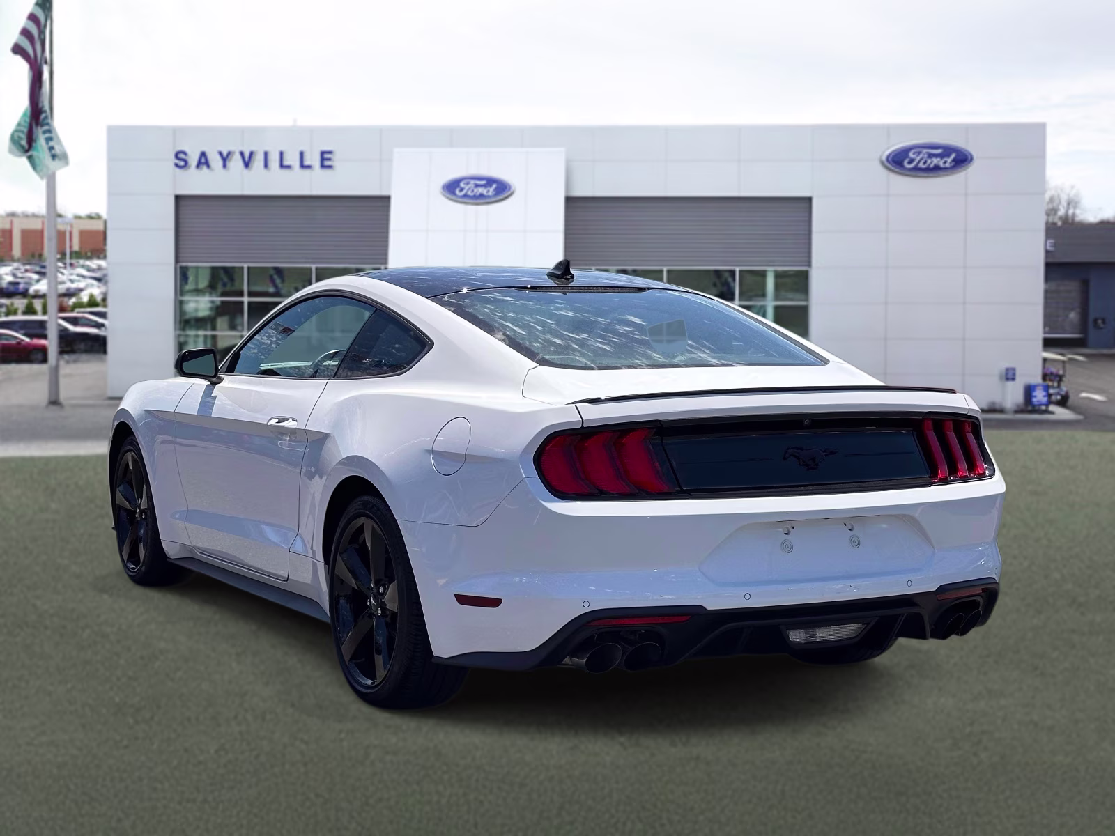 2023 Oxford White Ford Mustang EcoBoost Premium Fastback RWD Sedan