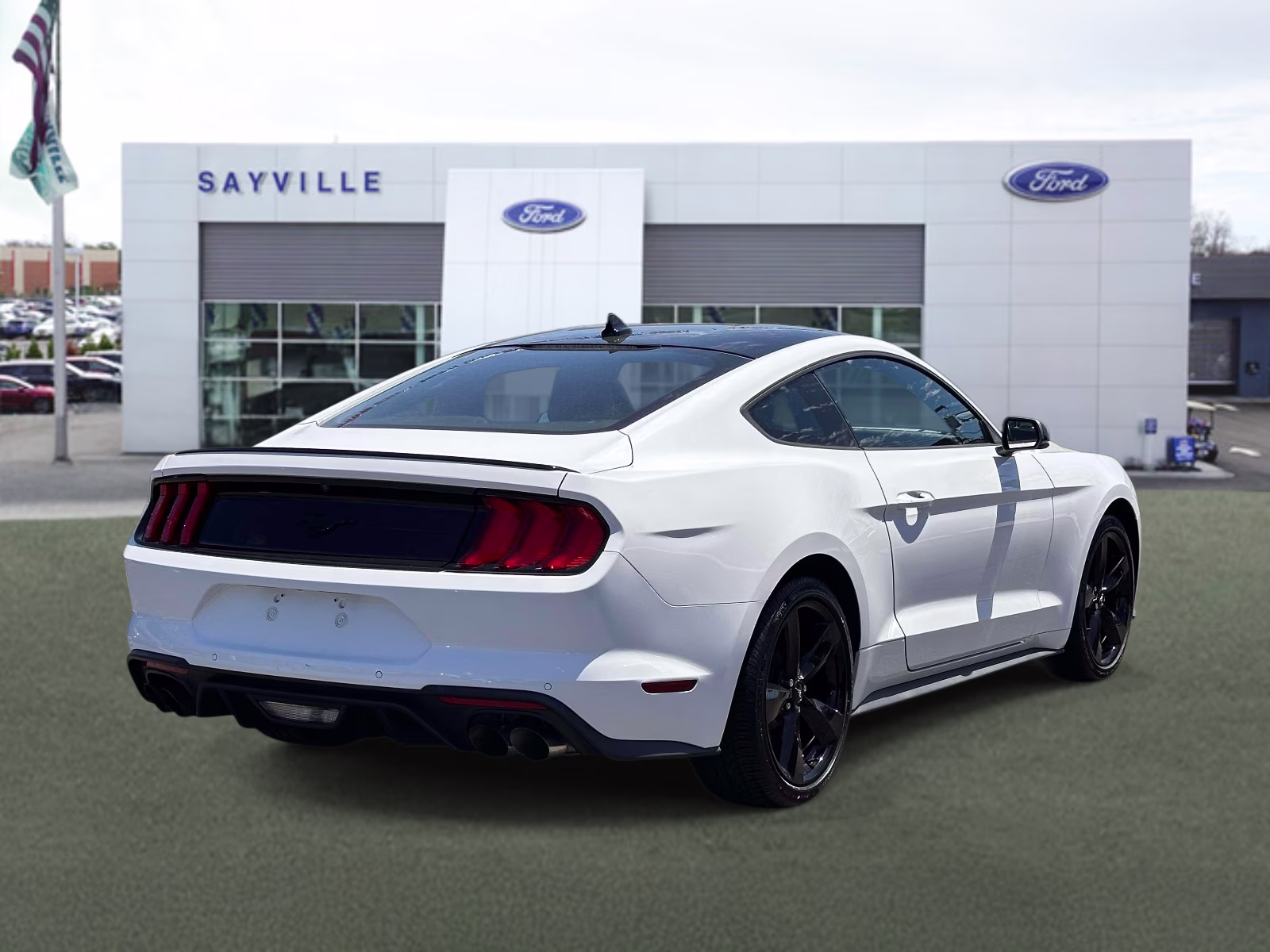 2023 Oxford White Ford Mustang EcoBoost Premium Fastback RWD Sedan