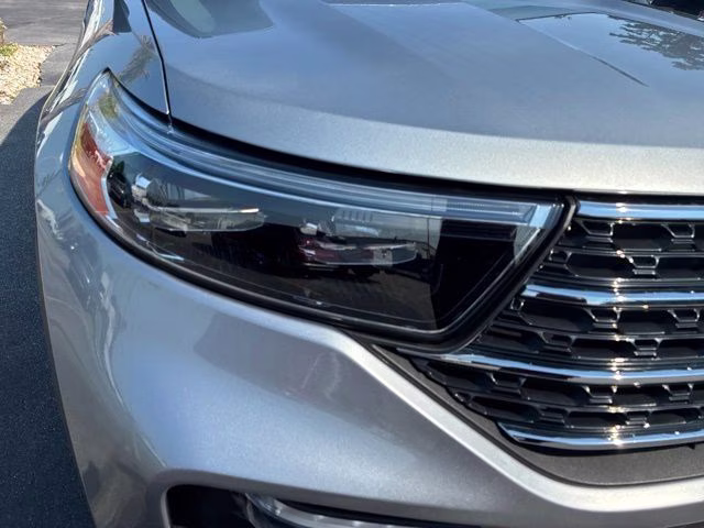 2023 Silver Metallic Ford Explorer XLT RWD SUV