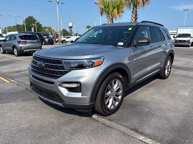 2023 Silver Metallic Ford Explorer XLT RWD SUV