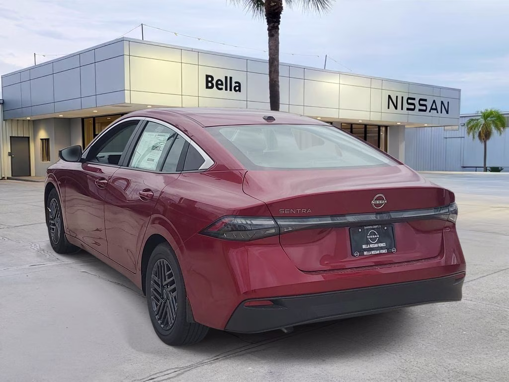2026 Scarlet Ember Tintcoat Nissan Sentra SV FWD Sedan