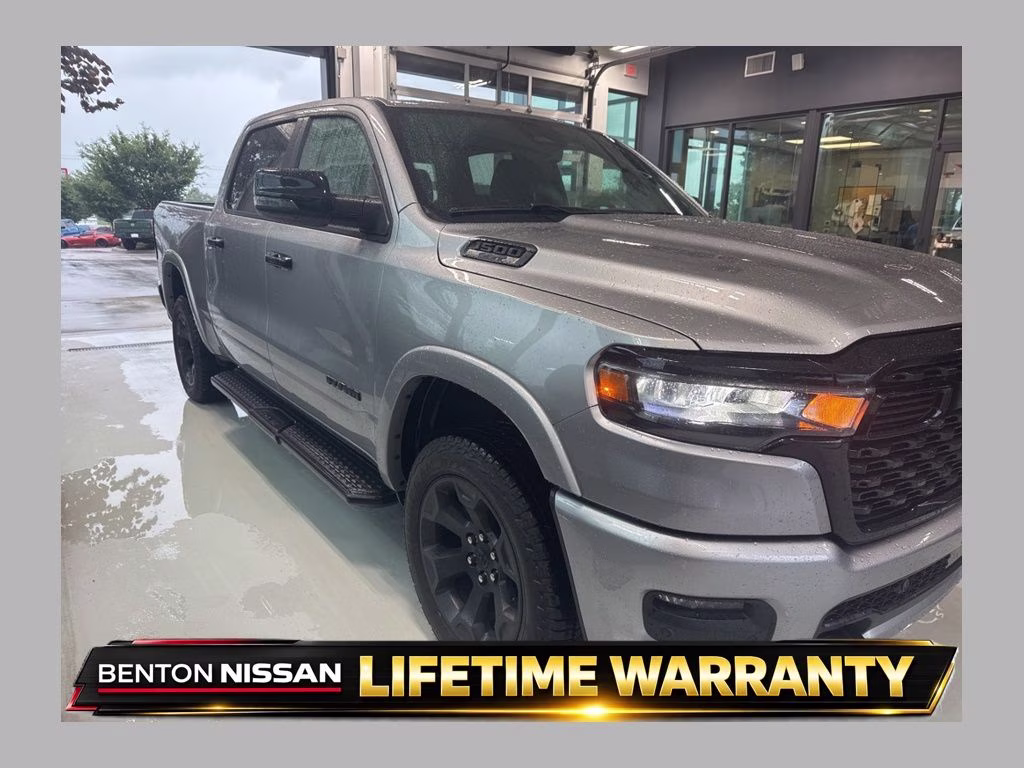 2025 Billet Silver Metallic Clearcoat Ram 1500 Big Horn/Lone Star 4X4 Truck