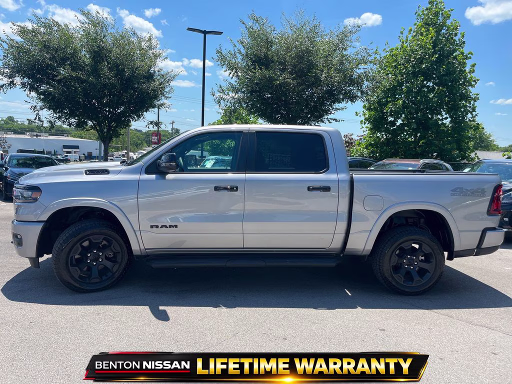 2025 Billet Silver Metallic Clearcoat Ram 1500 Big Horn/Lone Star 4X4 Truck