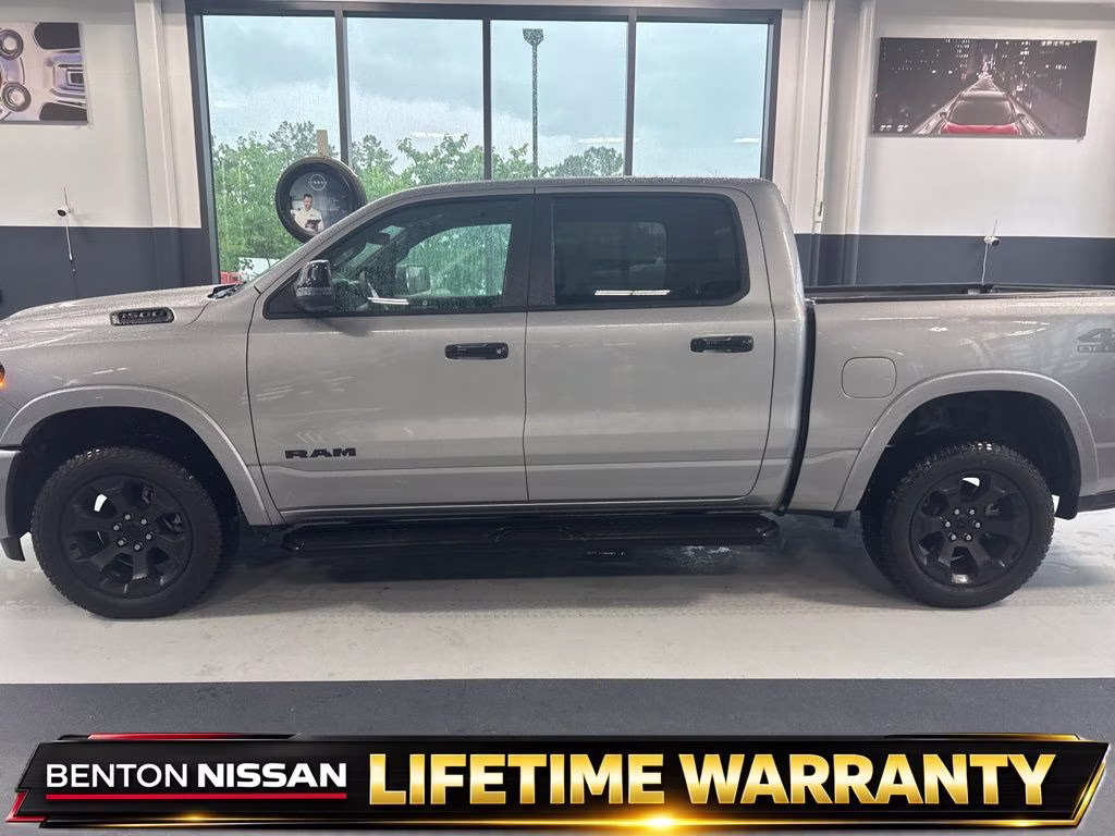 2025 Billet Silver Metallic Clearcoat Ram 1500 Big Horn/Lone Star 4X4 Truck