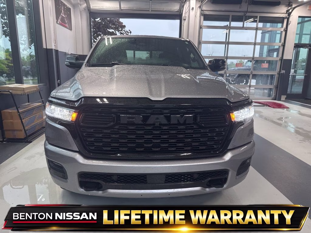 2025 Billet Silver Metallic Clearcoat Ram 1500 Big Horn/Lone Star 4X4 Truck
