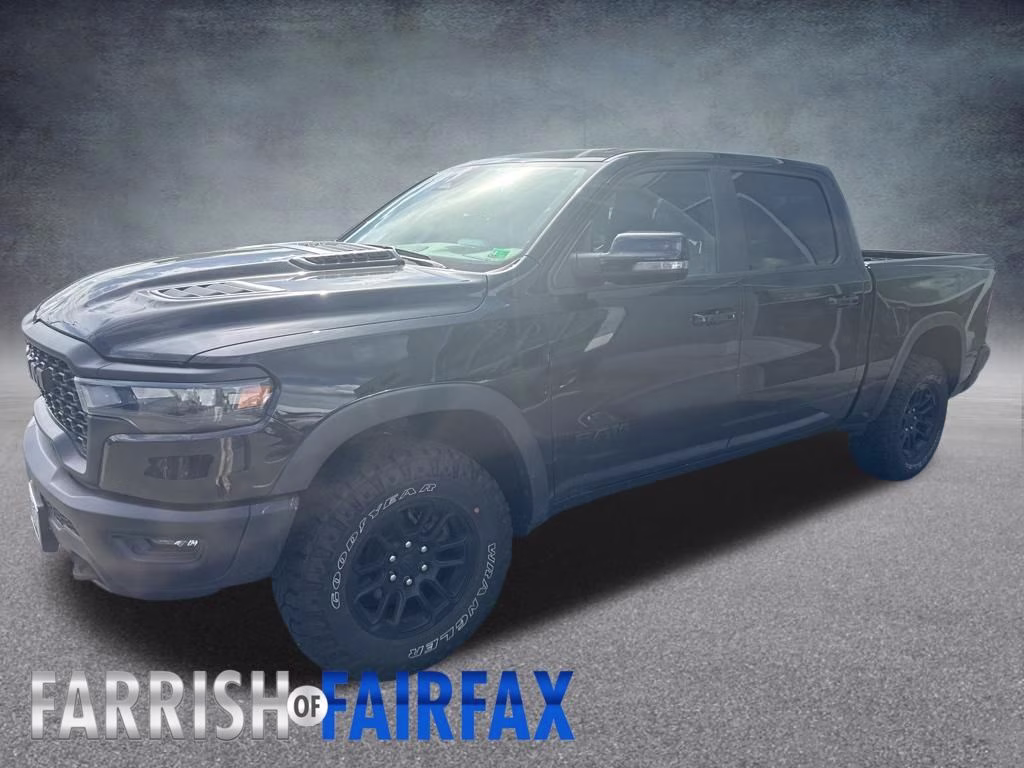 2025 Diamond Black Crystal Pearlcoat Ram 1500 Rebel 4X4 Truck