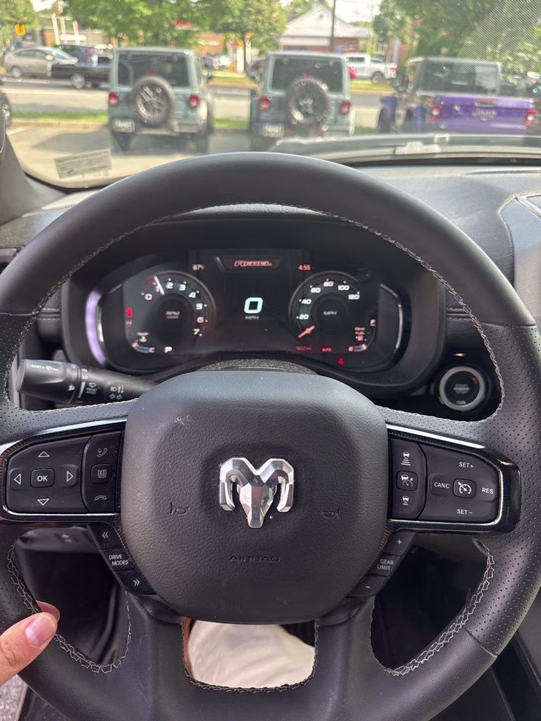 2025 Diamond Black Crystal Pearlcoat Ram 1500 Rebel 4X4 Truck