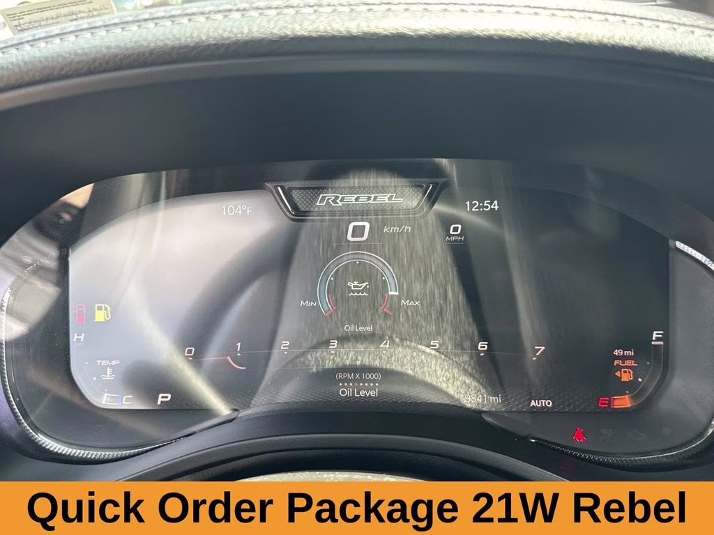 2025 Diamond Black Crystal Pearlcoat Ram 1500 Rebel 4X4 Truck