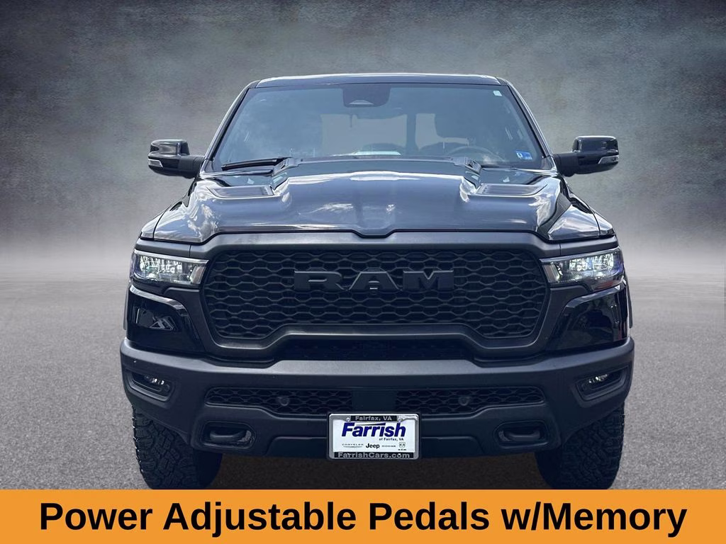 2025 Diamond Black Crystal Pearlcoat Ram 1500 Rebel 4X4 Truck